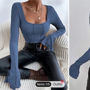 Tie back crop top